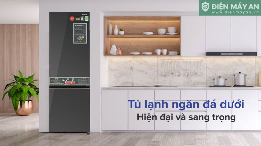 Tủ lạnh Panasonic Inverter 325 lít NR-BC361VGMV